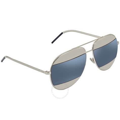 dior women's dior split|Dior Split Blue Pilot Ladies Sunglasses DIORSPLIT1 2JY/KU.